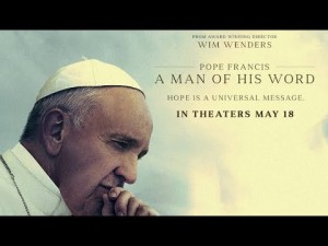 Den nye filmen om paven går nå på kinoer i USA.